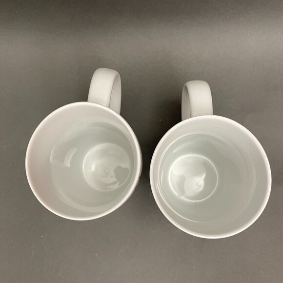 Crate & Barrel Coffee Mugs Cups Gingerbread Skating Lot of 2 - Picture 5 of 6